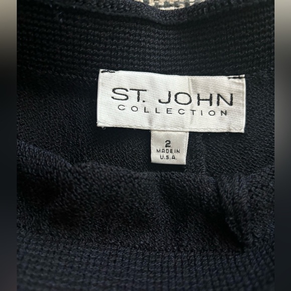St. John Collection Pants - St. John Collection Cropped Knit Pant